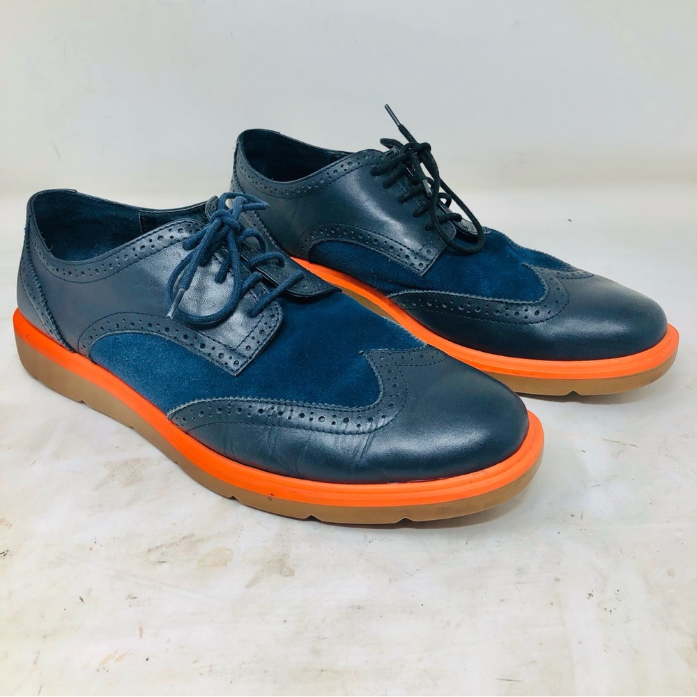United Nude Navy Leather Oxfords
